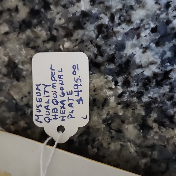 HB Quimper Musuem Quality Hexagonal Plate - Picture 8 of 16